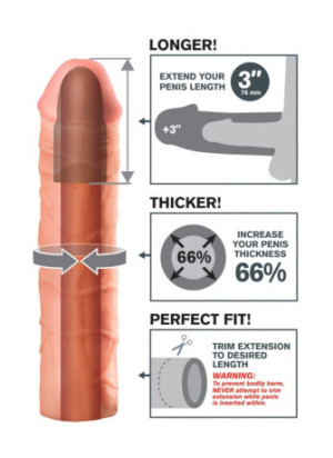 Mega 3" Extension